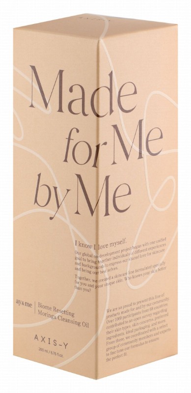 Axis-Y Made For Me By Me Biome Resetting Facial Cleansing Oil with Moringa Oil