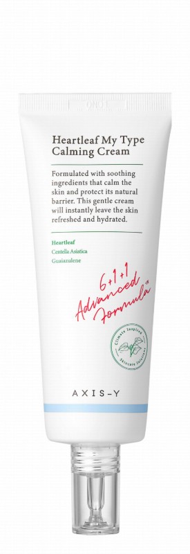 Axis-Y My Type Calming Face Cream with Guaiazulene, Heartleaf & Centella Asiatica Extracts - vegan