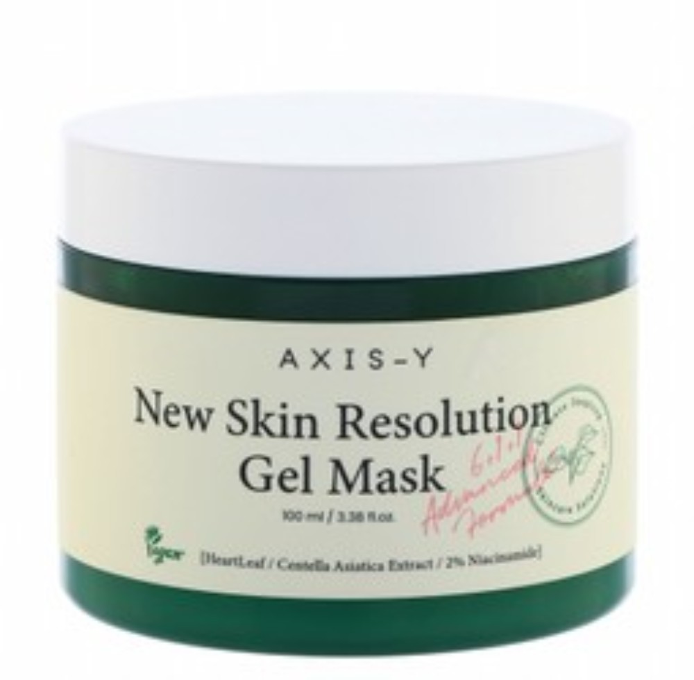 Axis-Y New Skin Resolution 2% Niacinamide Face Gel Mask with Heartleaf, Centella Asiatica Extracts - vegan