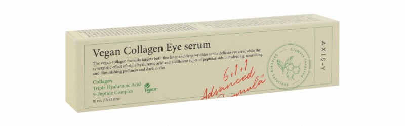 Axis-Y Nourishing, Hydrating & Anti-Wrinkle Eye Serum with Collagen, Triple Hyaluronic Acid & 5-Peptide Complex - vegan