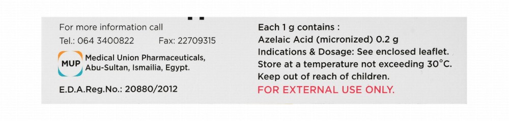 Azaderm 20% Azelaic Acid Anti-Acne & Depigmenting Cream