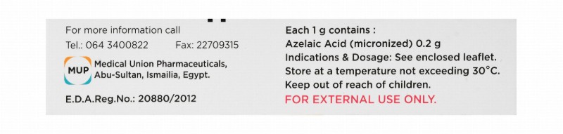 Azaderm 20% Azelaic Acid Anti-Acne & Depigmenting Cream
