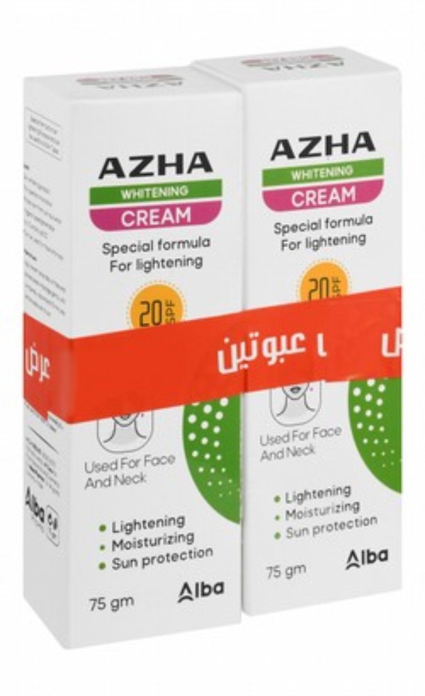 Azha Lightening Face Cream for All Skin Types SPF20
