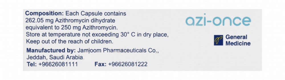 Azi-Once 250mg Azithromycin