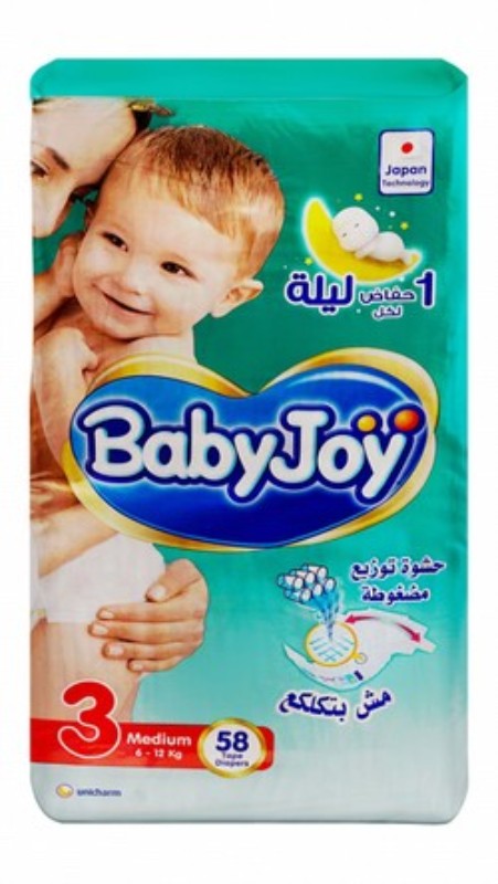 Baby Joy Medium Diapers Size 3 (6-12kg)