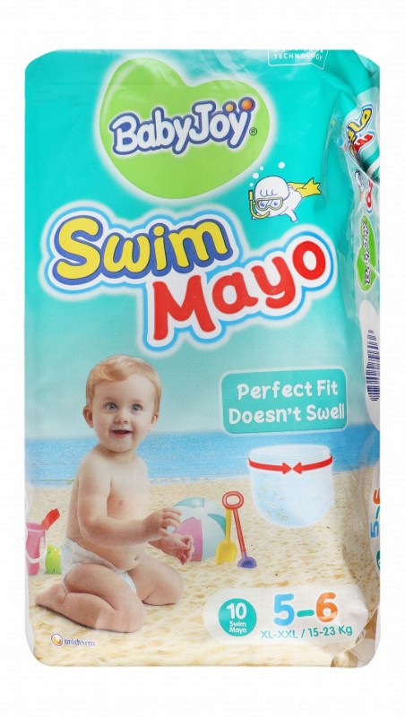 Baby Joy Swim Mayo XL to 2XL Diapers Size 5-6 (15-23kg)