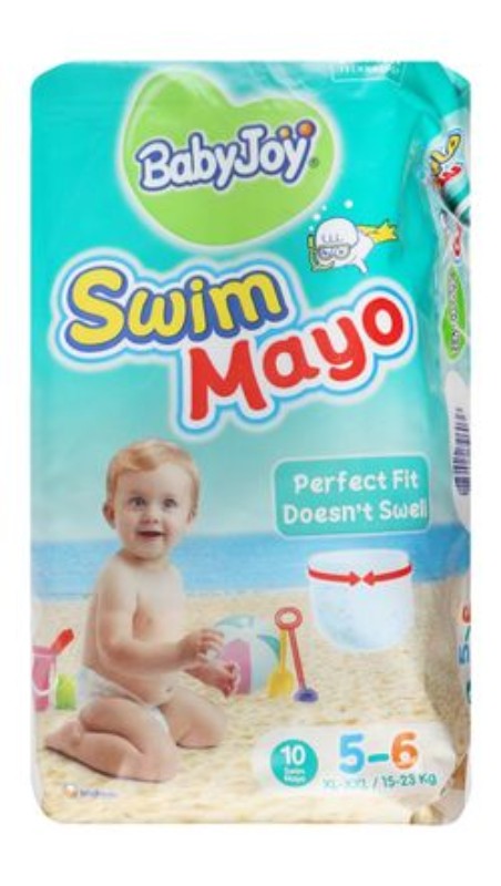 Baby Joy Swim Mayo XL to 2XL Diapers Size 5-6 (15-23kg)