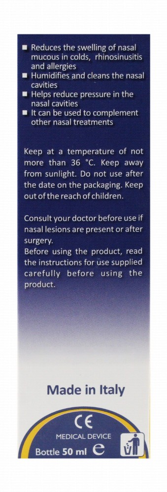 Baby Nadif Hypertonic Sea Water Nasal Decongestant Spray - propellants free