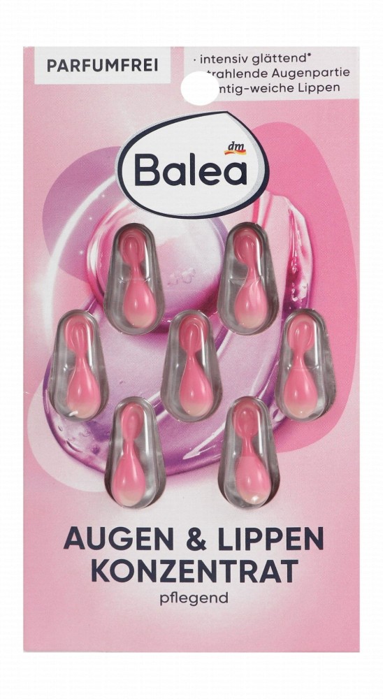 Balea Smoothing & Nurturing Eye & Lip Serums