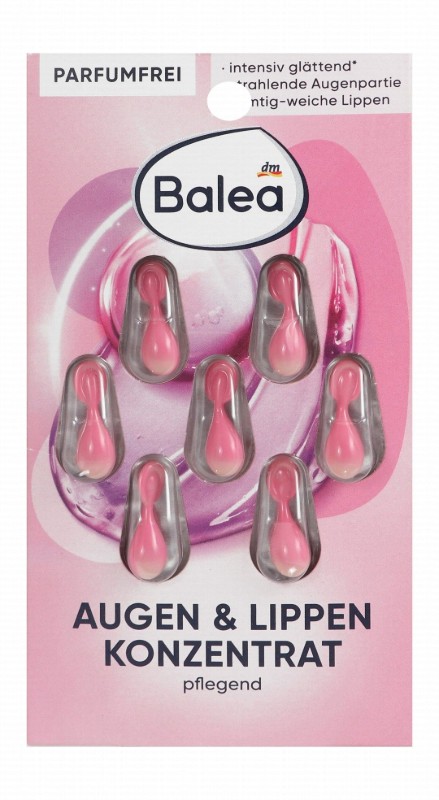 Balea Smoothing & Nurturing Eye & Lip Serums