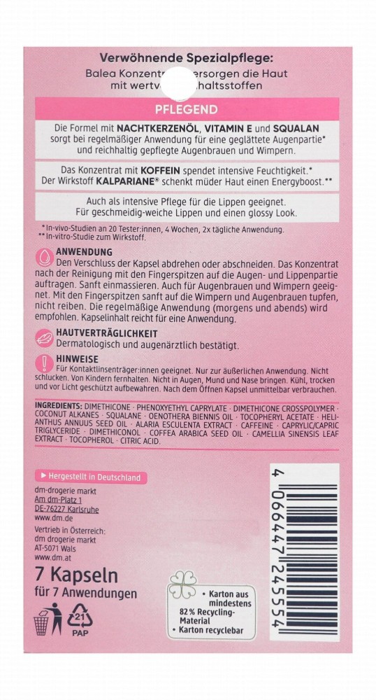 Balea Smoothing & Nurturing Eye & Lip Serums