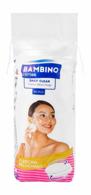 Bambino Daily Clean Cotton Wool Pads