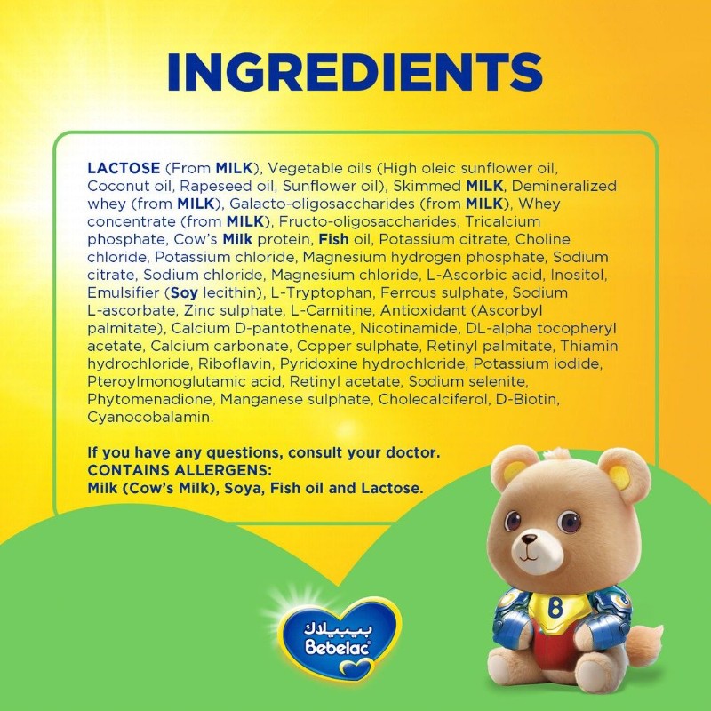 Bebelac Forti Nutri Follow-On Milk Formula with Vitamin D, Iron & Calcium Stage 2 (6-12 Months)