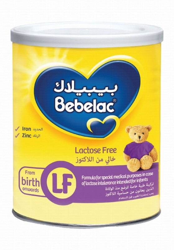 Bebelac Infant Lactose Free Milk Formula with Iron & Zinc (0+ Months)