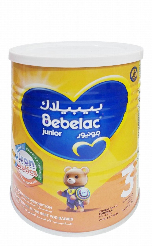 Bebelac Junior Milk with Iron Biotics Vanilla Flavor Stage 3 (1-3 Years)