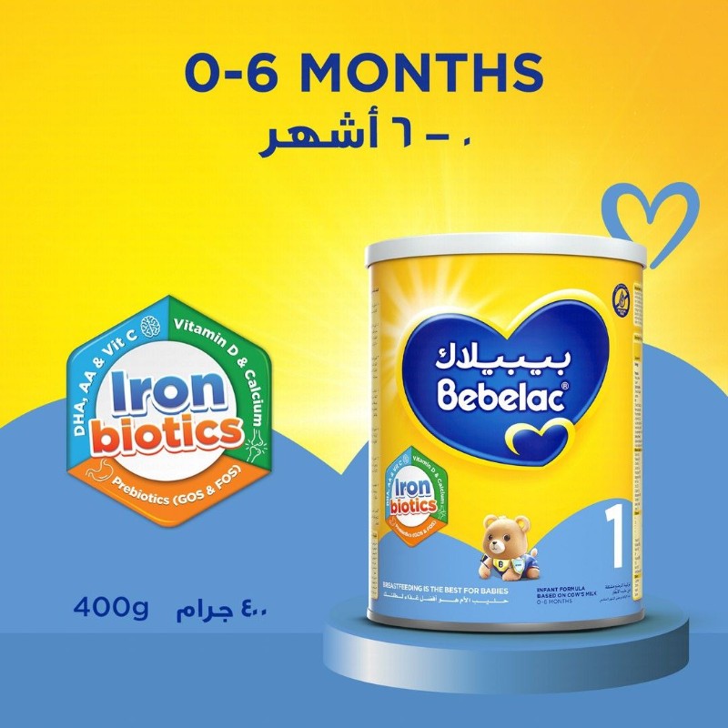 Bebelac Nutri First Infant Milk Formula Stage 1 (0-6 Months)