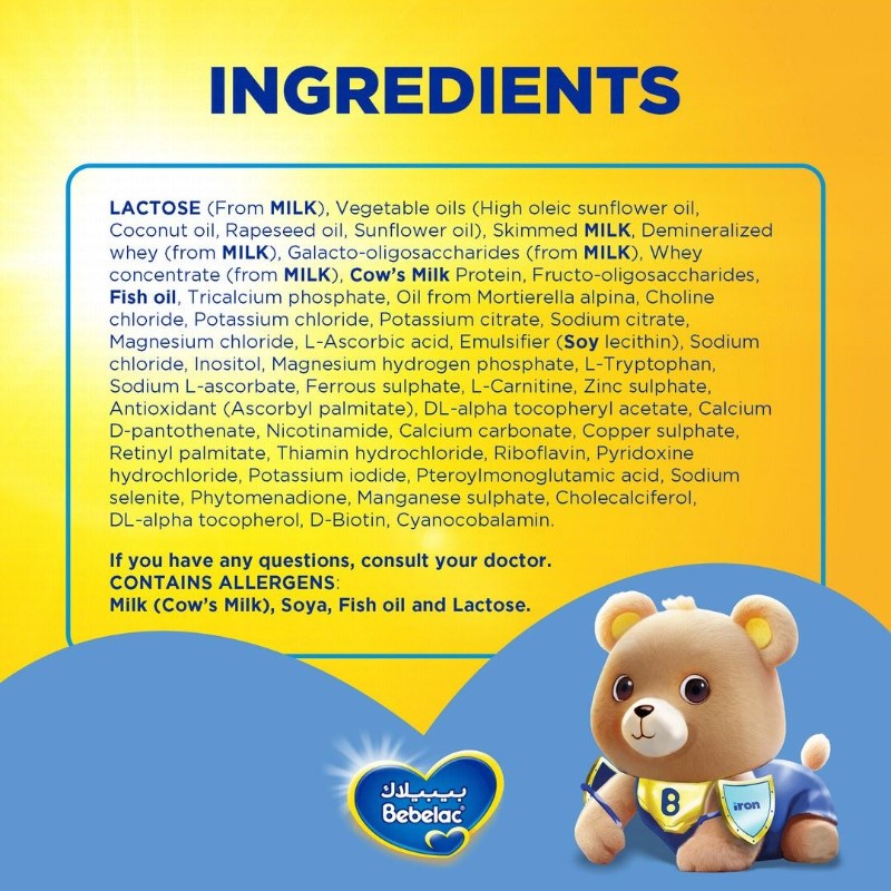 Bebelac Nutri First Infant Milk Formula Stage 1 (0-6 Months)