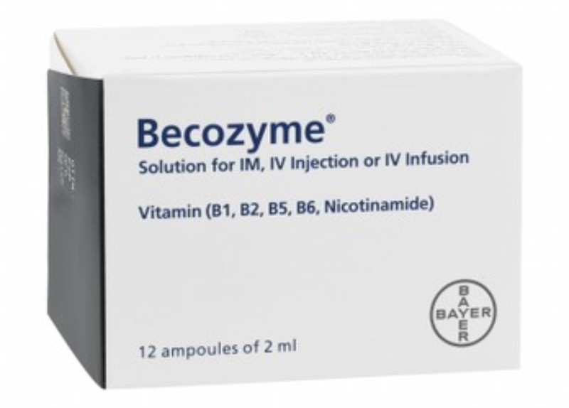 Becozyme Vitamin B Complex Solution Ampoules for Intravenous & Intramuscular Injection