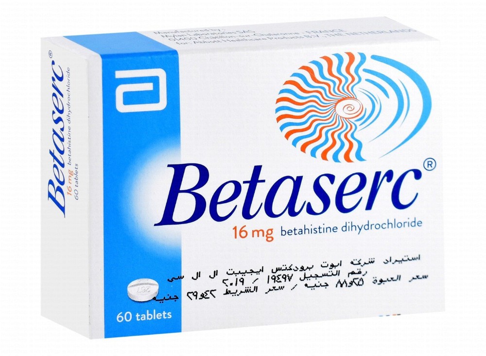 Betaserc 16mg Betahistine Dihydrochloride