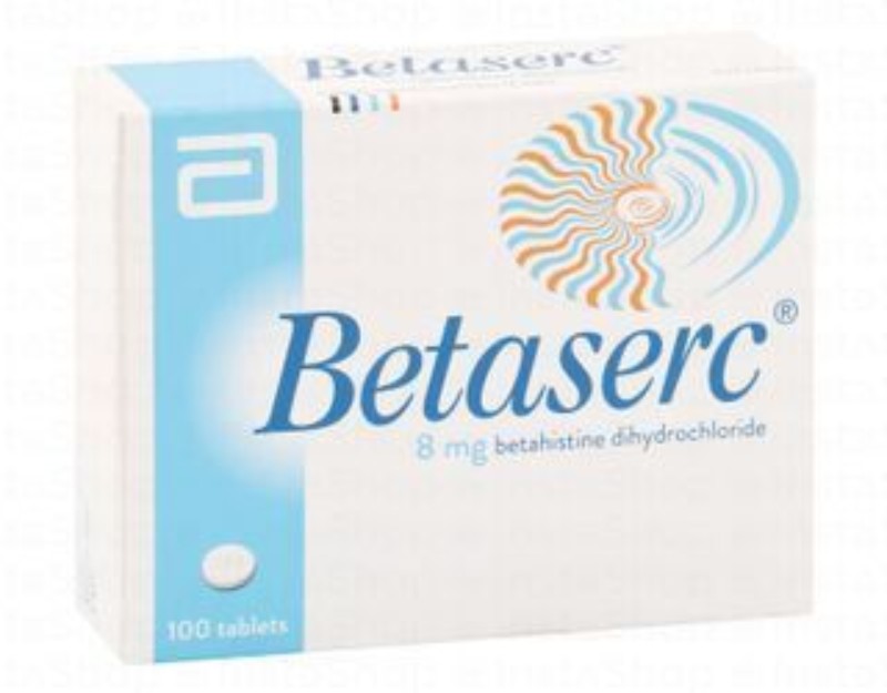 Betaserc 8mg Betahistine Dihydrochloride