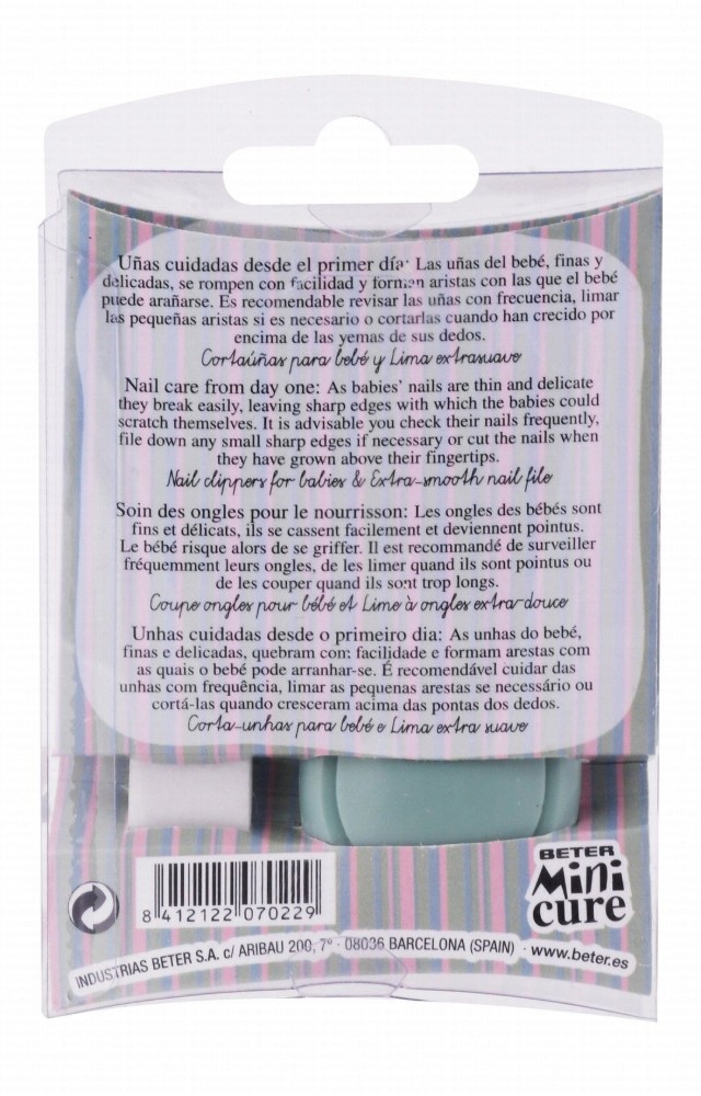 Beter Minicure Green Nail Kit for Babies