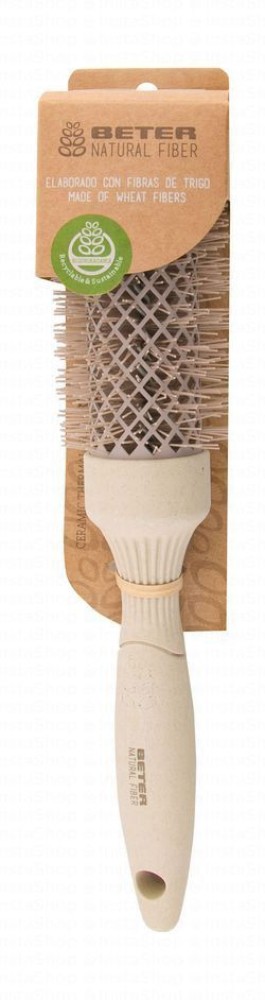 Beter Natural Fiber Biodegradable Beige Ceramic Thermal Hairbrush