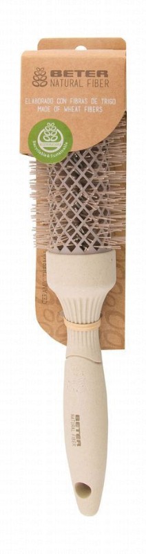 Beter Natural Fiber Biodegradable Beige Ceramic Thermal Hairbrush
