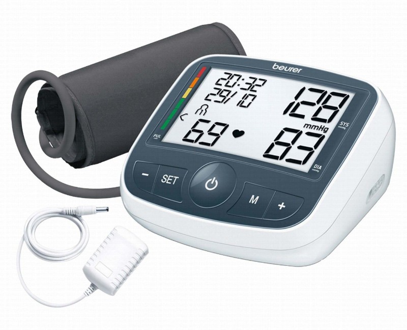 Beurer BM 40 Automatic Upper Arm Blood Pressure Monitor with Mains Adaptor