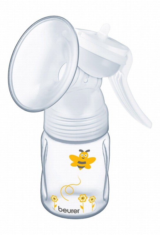 Beurer BY40 White & Yellow Electric Breast Pump - BPA free