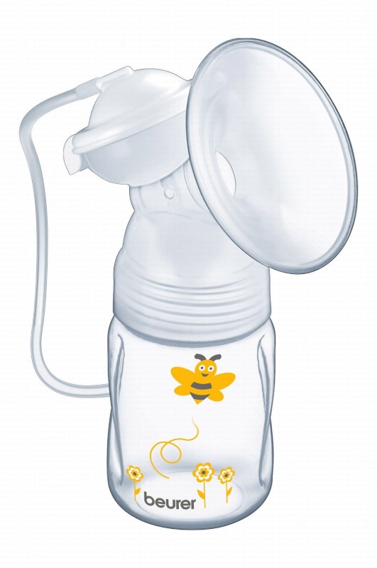 Beurer BY40 White & Yellow Electric Breast Pump - BPA free