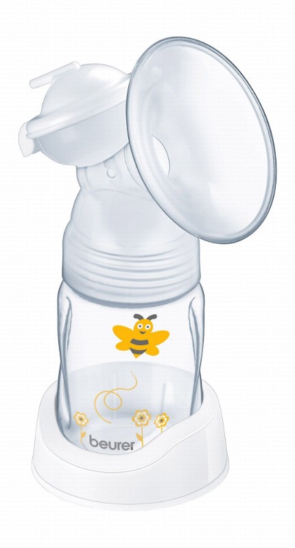 Beurer BY40 White & Yellow Electric Breast Pump - BPA free