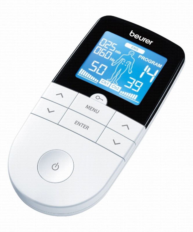 Beurer Digital TENS & EMS Massage & Relaxation Stimulator for Muscle Training & Pain Relief - EM 49