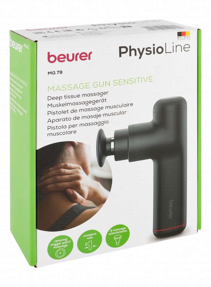 Beurer Physioline Massage Gun Sensitive - Black, MG79
