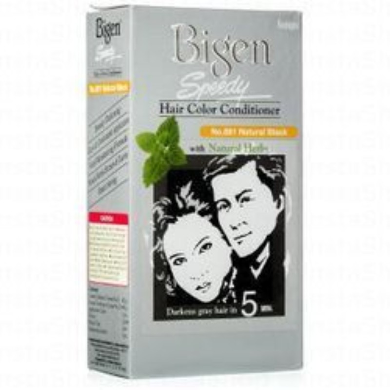 Bigen Speedy Hair Color Conditioner with Herbs Natural Black 881