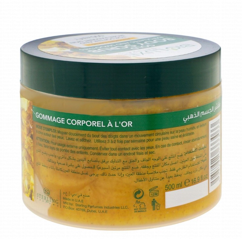 Bio Luxe Exfoliating & Smoothing Gold Body Scrub for All Skin Types