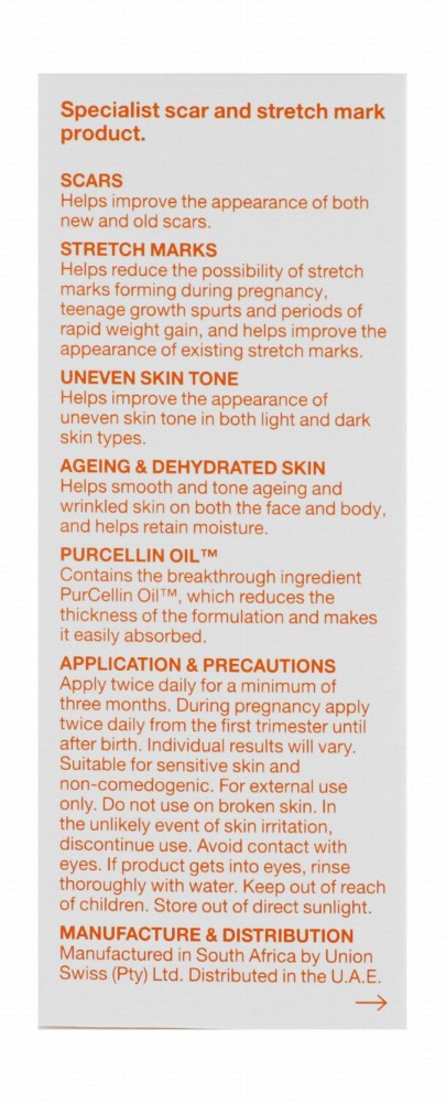 Bio-Oil Scar & Stretch Mark Face & Body Oil for Aging & Dehydrated Skin - non comedogenic