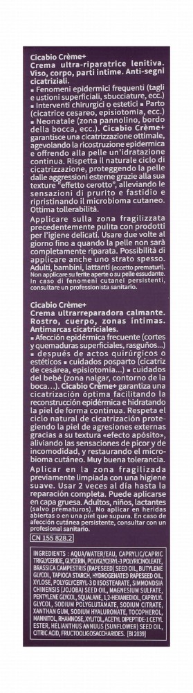 Bioderma Cicabio Creme Plus Ultra Repairing, Soothing & Anti-Scar Cream for Face, Body & Intimate Areas - fragrance free