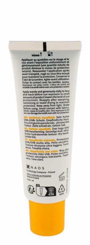 Bioderma Photoderm Aquafluide Water-Resistant Lightweight Moisturizing Facial Sunscreen Claire Light SPF50+ - fragrance free