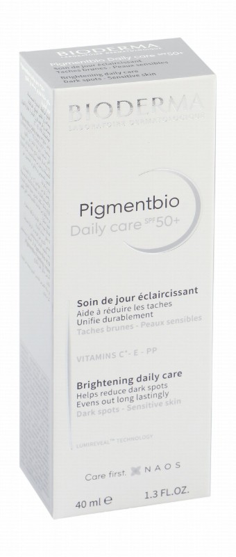 Bioderma Pigmentbio Brightening Daily Care Face Cream for Dark Spots & Sensitive Skin SPF50+ - non comedogenic