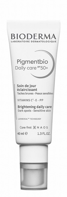 Bioderma Pigmentbio Brightening Daily Care Face Cream for Dark Spots & Sensitive Skin SPF50+ - non comedogenic