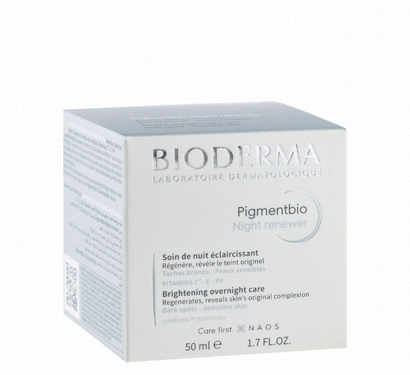 Bioderma Pigmentbio Night Renewer Brightening Facial Treatment for Dark Spots & Sensitive Skin