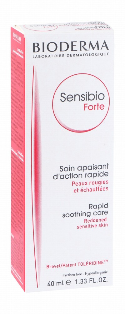 Bioderma Sensibio Forte Hypoallergenic Soothing Cream for Reddened Sensitive Skin - fragrance free, non comedogenic