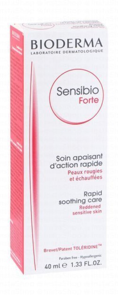 Bioderma Sensibio Forte Hypoallergenic Soothing Cream for Reddened Sensitive Skin - fragrance free, non comedogenic