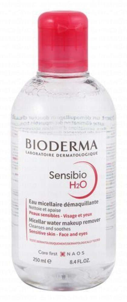 Bioderma Sensibio H2O Makeup Removing Micellar Solution for Sensitive Skin - parabens free