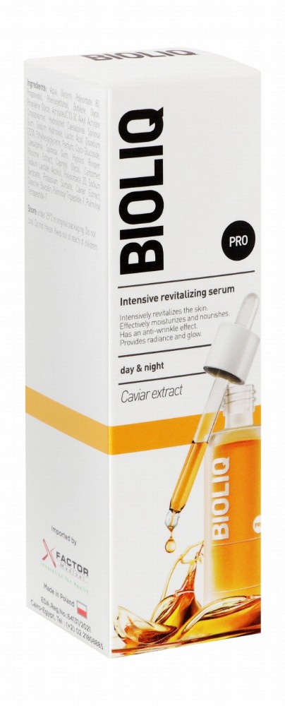 Bioliq Pro Intense Revitalizing, Moisturizing & Anti-Wrinkle Face Day & Night Serum with Caviar Extract