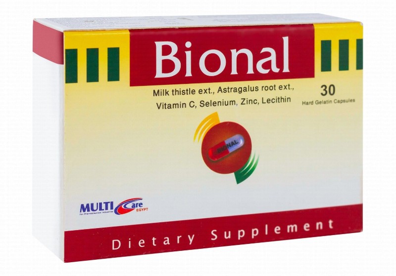 Bional 200mg Milk Thistle Liver Support Supplement with Astragalus Root, Zinc & Vitamin C