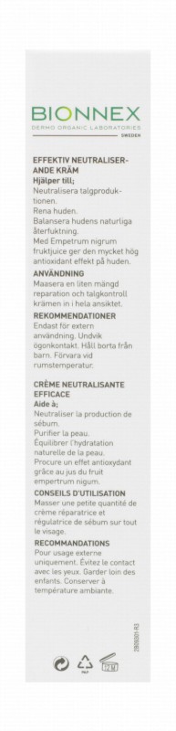 Bionnex Rensaderm Repairing & Sebum Controlling Face Serum for Oily & Acne-Prone Skin - parabens free, mineral oil free, dye free