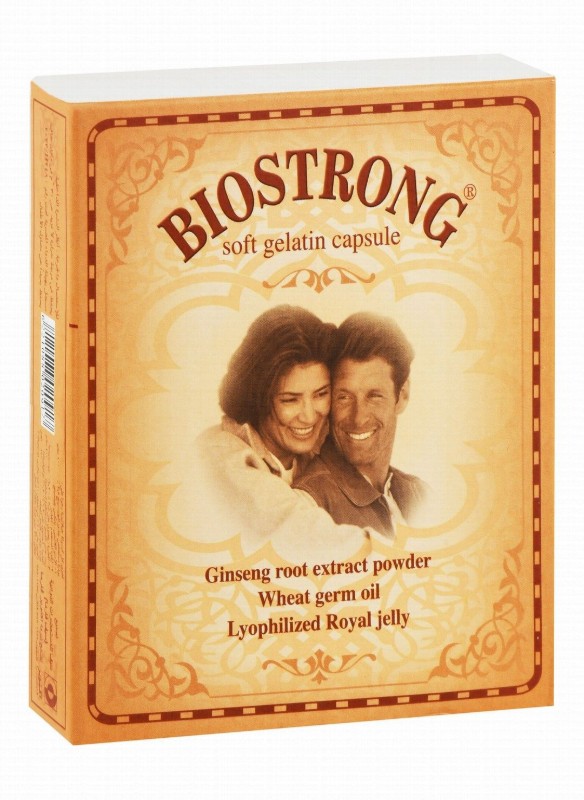 Biostrong Energy Booster Supplement with Ginseng, Royal Jelly & Wheat Germ Oil