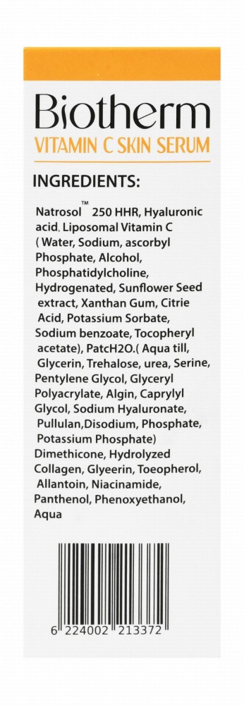 Biotherm 10% Vitamin C Anti-Aging Face Serum with Niacinamide & Hyaluronic Acid for All Skin Types