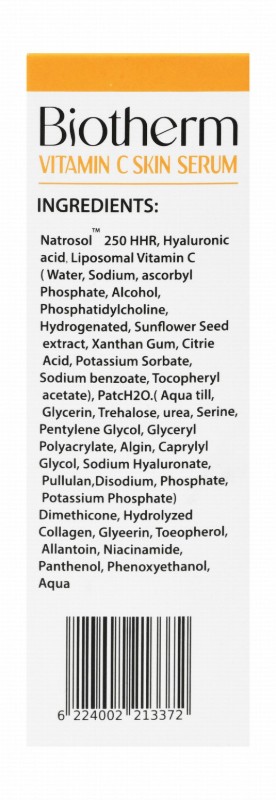 Biotherm 10% Vitamin C Anti-Aging Face Serum with Niacinamide & Hyaluronic Acid for All Skin Types